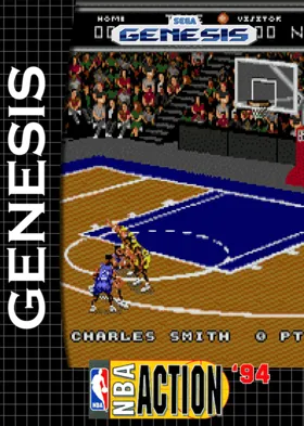 NBA Action '94 (USA) box cover front